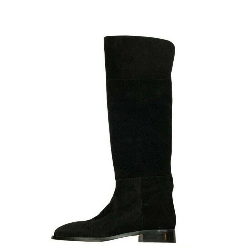 J. Crew Black Suede Over-the-Knee Boots